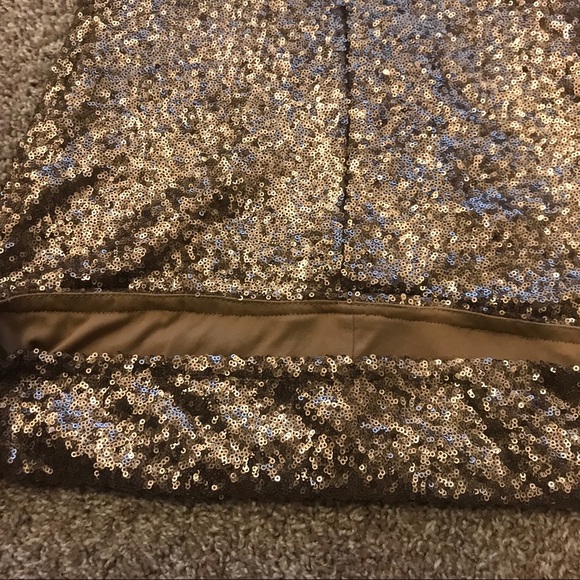 TOBI sequin gold dress- Size Large - Picture 4 of 5